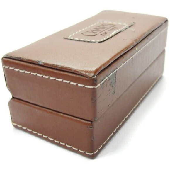 Chaps Vintage Square Cufflinks Black & Silver Tone Tux Wedding Formal IOB - Picture 11 of 12